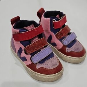Veja Lemonade Hi Top Velcro Sneakers